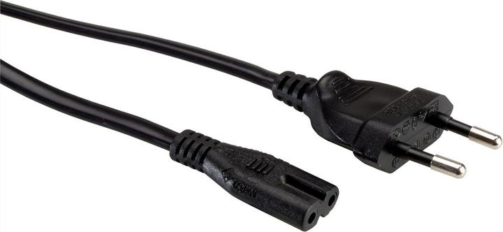 Value Netzkabel Euro-Flachstecker auf C7 (1 m)