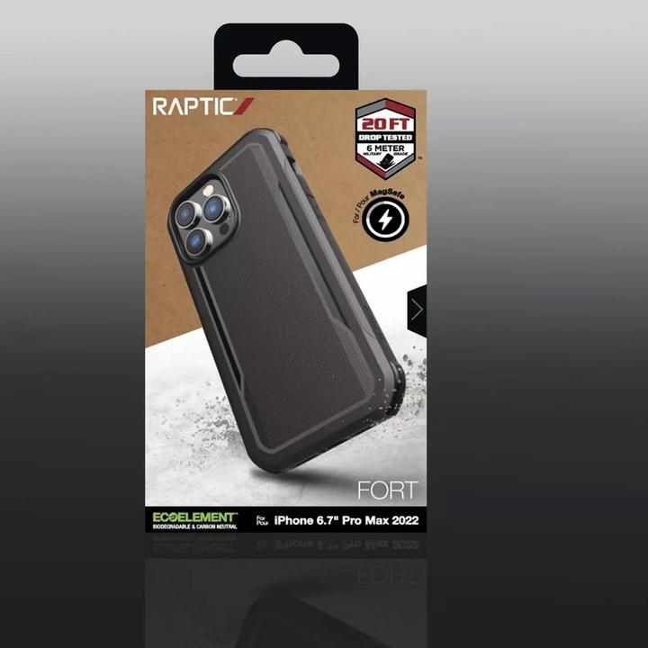 Actual product image X-Doria Raptic Fort Case iPhone 14 Case with Black MagSafe Armored Cover (Apple iPhone 14)