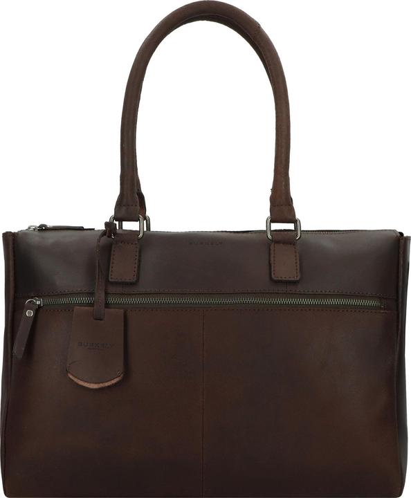 Actual product image Burkely On The Move Laptopbag 15,6 Zipper Inclusief Powerbank - aktetas - Bruin (17 l)