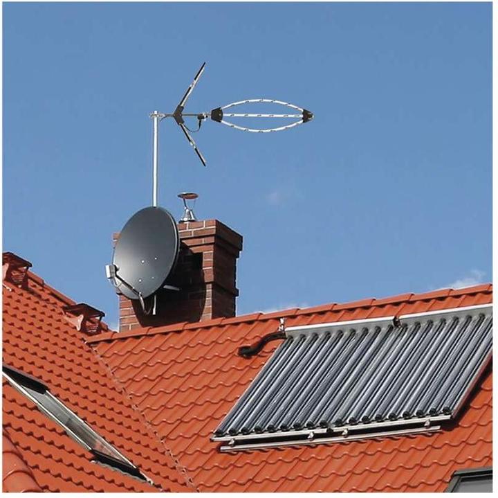 Produktbild Emos Aussenantenne EM-29U5G, PROFI, 0-200 km, DVB-T2, LTE/4G/5G Filter (DVB-T / -T2)
