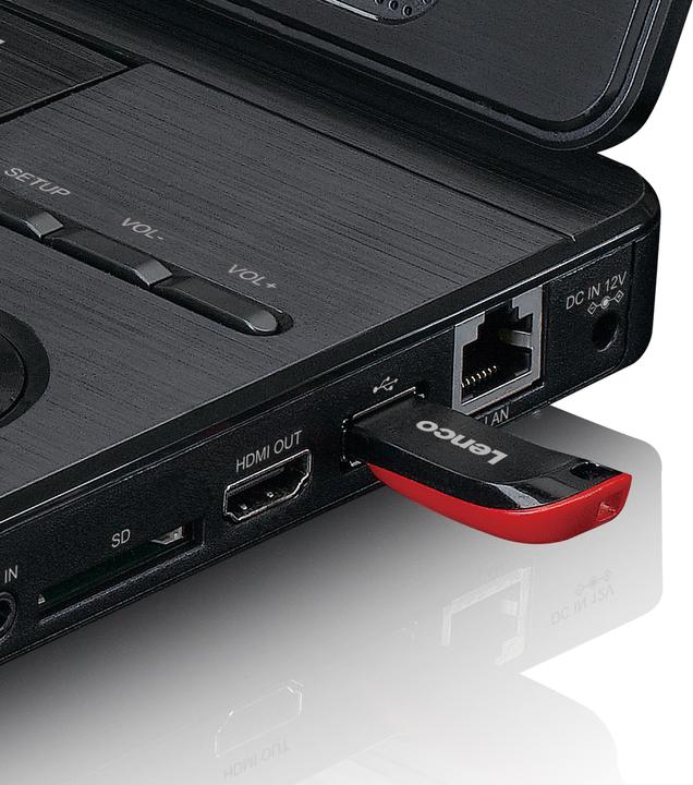Actual product image Lenco BRP-1150BK Portable Blu-ray - DVD Player (Portable DVD player, Portable Blu-ray Player)
