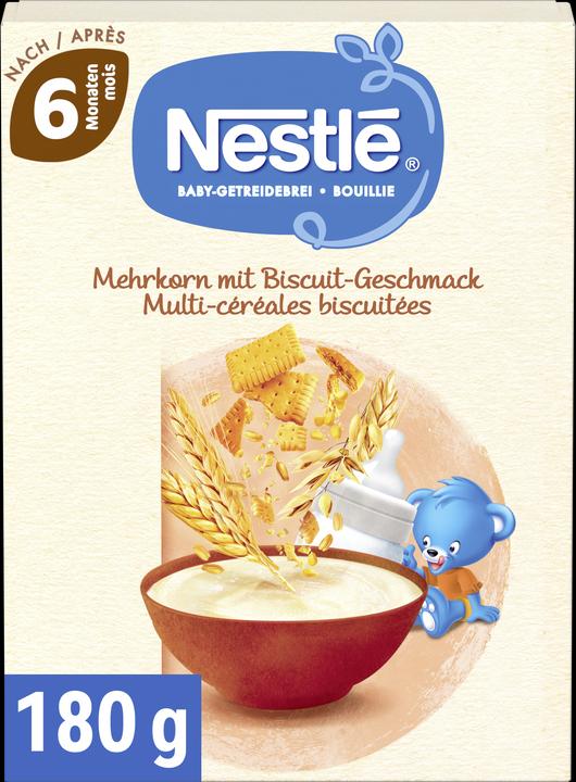 Immagine prodotto Nestlé Baby cereal porridge multicereali al gusto di biscotto (220 g)