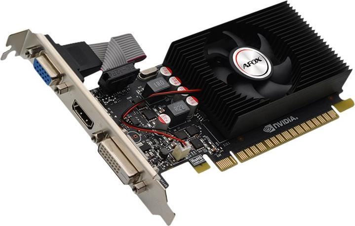 Image du produit AFOX AF710-2048D3L5 Carte graphique NVIDIA GeForce GT 710 GDDR3 (2 Go)
