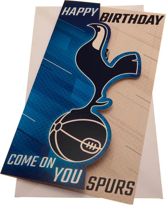 Actual product image Tottenham Hotspur FC Spurs Birthday Card