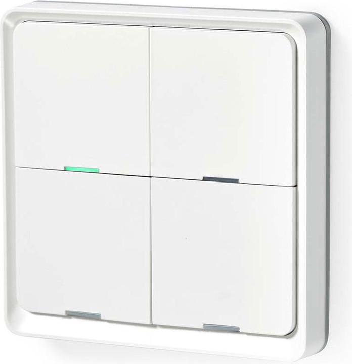 Image du produit Nedis ZBWS40WT Interrupteur mural Smartlife WiFi, Blanc