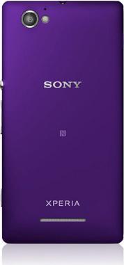 Actual product image Sony Xperia M (4 GB, Violet, 4", Single SIM, 5 Mpx, 3G)