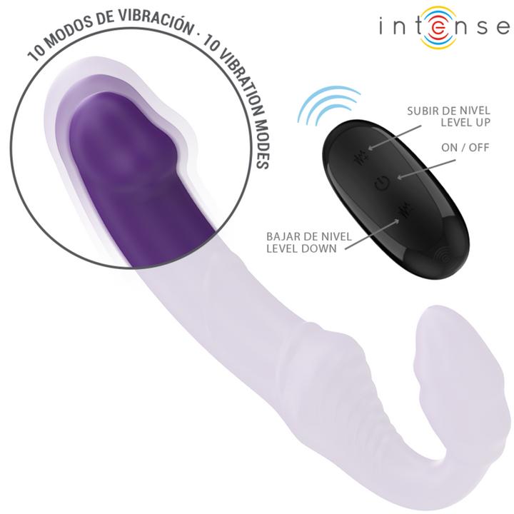 Actual product image Intense Jill Doppelvibrator 20 cm Lila Fernbedienung