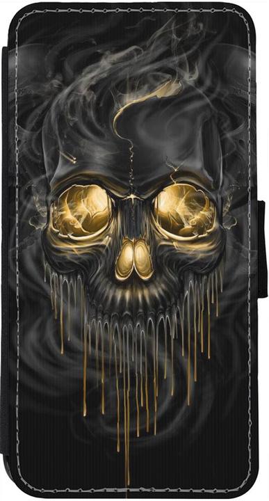 Image du produit PhoneLook Coque Wallet noir Skull 02 (Apple iPhone 12)
