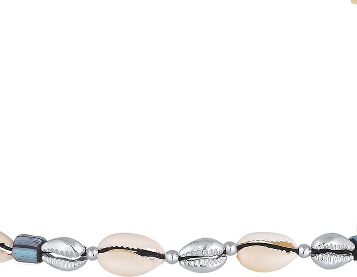 Produktbild Elli Choker, Muschel (Glas, 925er Sterling Silber, Nylon, Muschel, No stone, 36 cm)