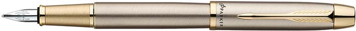 Actual product image Parker Pen IM Brushed Metal G.C. (Silver, Gold, 1 x)