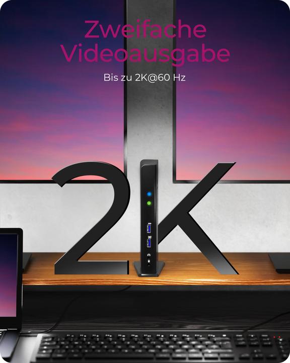 Produktbild Icy Box IB-DK2241AC - USB Type-A 3.0 Multi Dock (USB-B, 11 Ports)