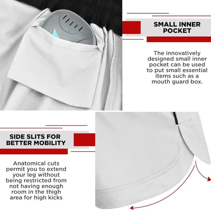 Image du produit Rdx Shorts MMA T15 Blanc-Xl (XL)
