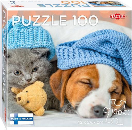 Immagine prodotto Selecta Spielzeug Puzzle con gattino e cane addormentato, 100 pezzi. (100 pezzi)