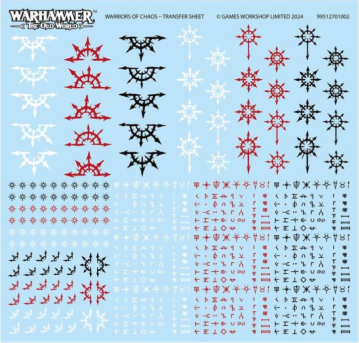 Valori nutrizionali e ingredienti Games Workshop Warhammer ToW - Guerrieri del Caos Guerriers du Chaos (Materiale sintetico)