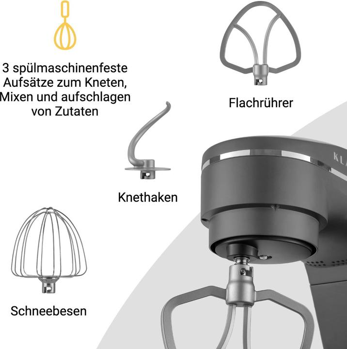 Actual product image KLAMER Food processor (1800 W)