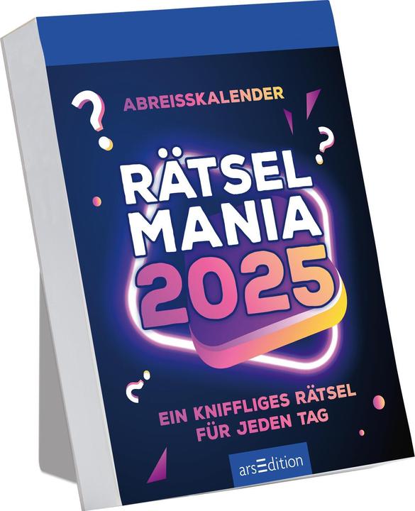 Abreisskalender Rätselmania 2025 (Harter Einband, Deutsch)
