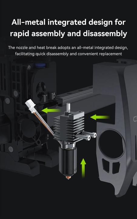 Produktbild Creality K2 Plus Keramik Hotend Kit mit Düse (Ersatzteile)