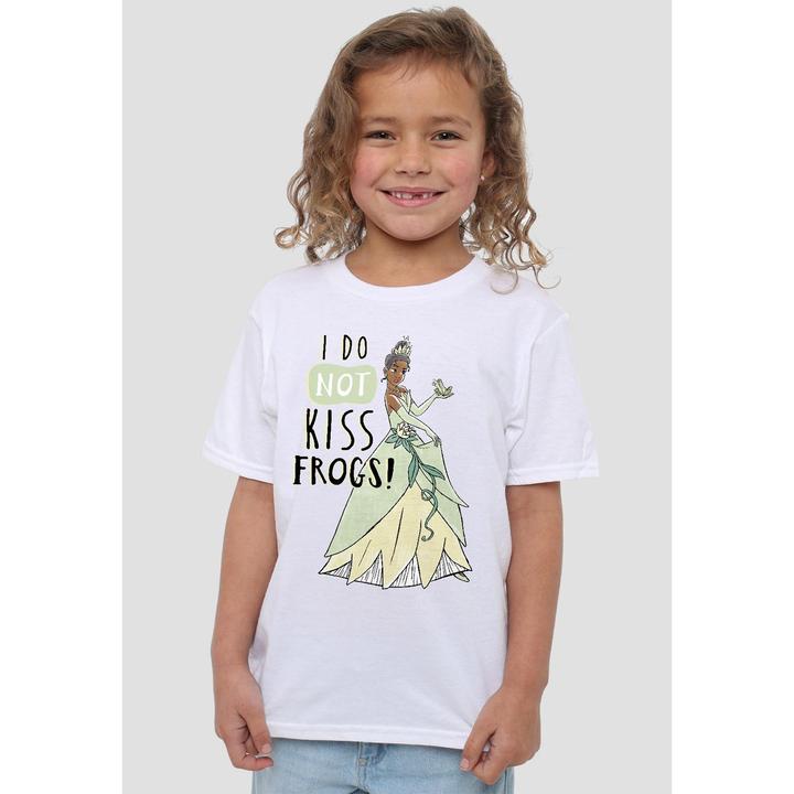 Actual product image Disney Princess Childrens/Kids Does Not Kiss Frogs Tiana T-Shirt (152, 158)