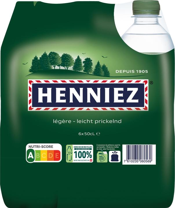 Actual product image Henniez Mineral water (6 x 50 cl)
