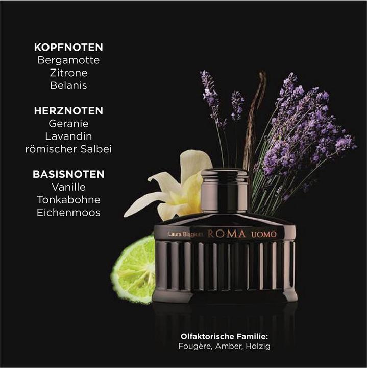 Image du produit Laura Biagiotti Roma Uomo Nero Estremo Eau de Parfum Intense Spr 75 ml (Eau de parfum, 75 ml)