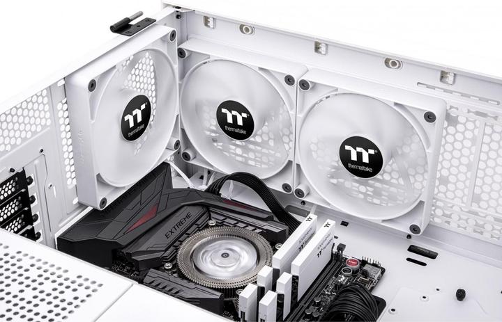 Immagine prodotto Thermaltake TT CT120 Ventola di raffreddamento per PC Bianca 2 Pacchetti CL-F151-PL12WT-A (120 mm, 2 x)