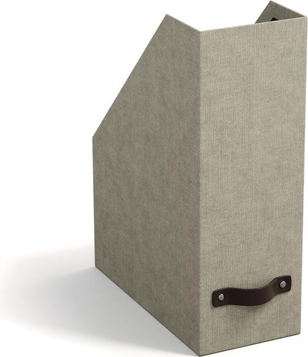 Produktbild Bigso Zeitschriftenbox Leinenbezug Estelle Linen nature (A4)