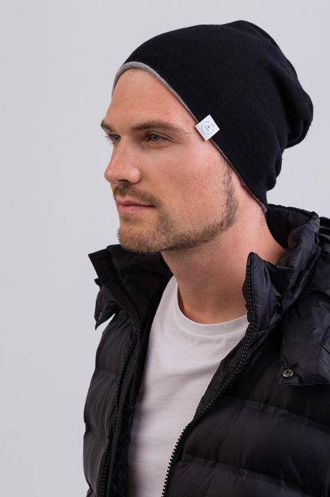 Produktbild Cash-Mere Kaschmir Wendebeanie (One Size)