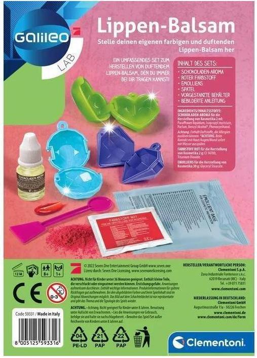 Actual product image Clementoni Lip Balm EN