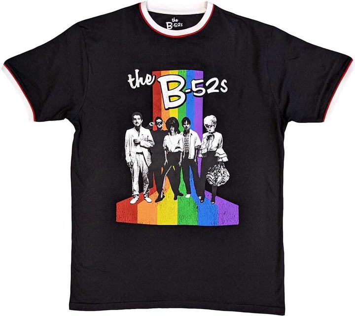 B52s Rainbow Stripes Ringer