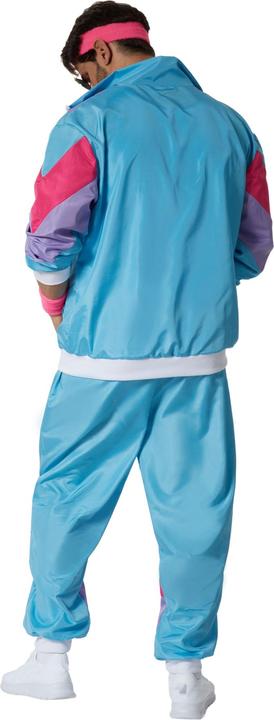Actual product image tectake men's costume retro 80s 90s years tracksuit set (XXL)
