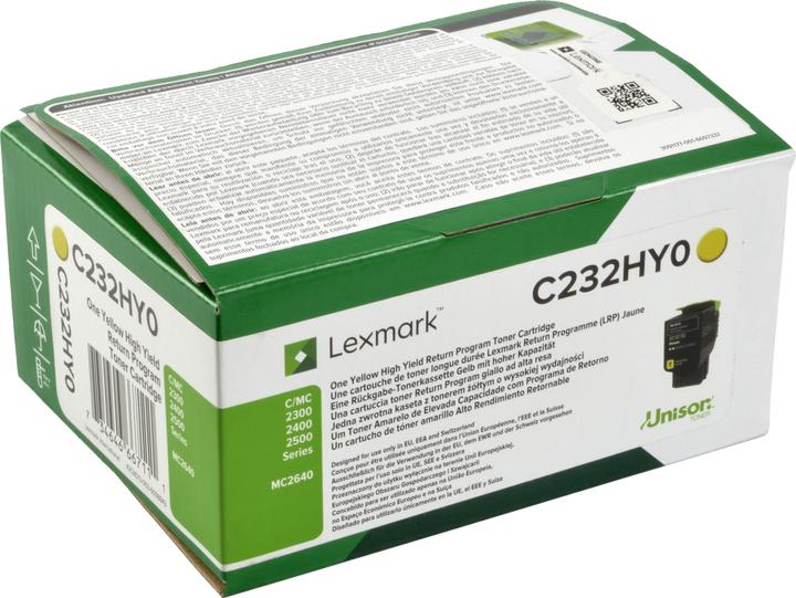 Image du produit Lexmark C232HY0 (Y)