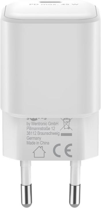 Immagine prodotto Goobay Caricabatterie Rapido USB-C Nano con tecnologia GaN (45 W)