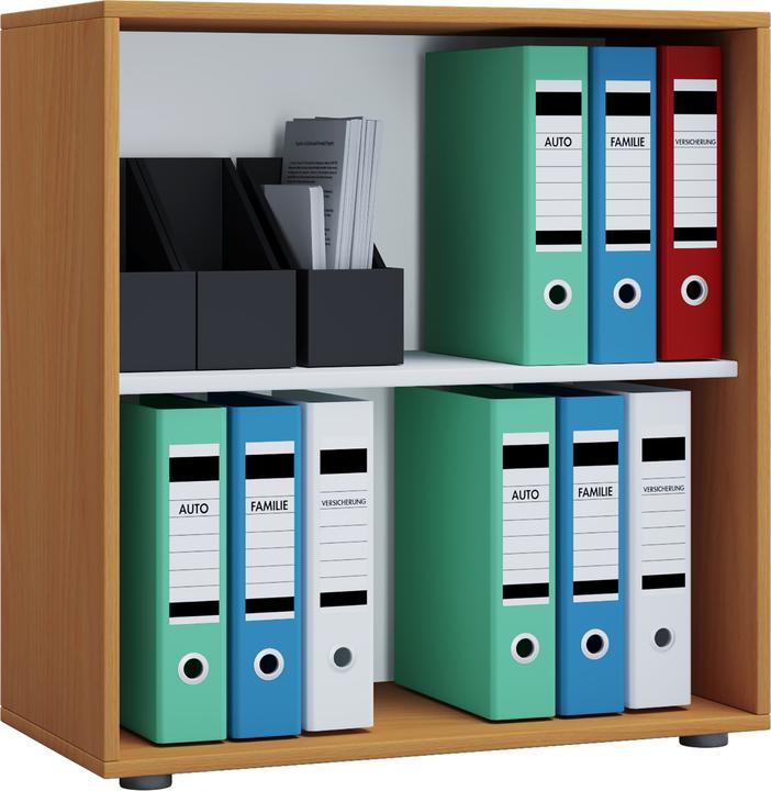 Immagine prodotto VCM Armadio per ufficio in legno Scaffale per file Lona 2 scomparti (70 x 40 x 74 cm)