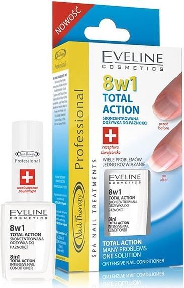 Eveline Nail Therapy 8in1 Total Action Intensive Nail Conditioner (12 ml)