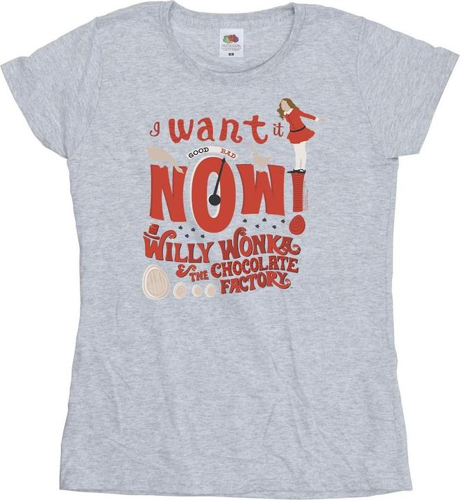 Produktbild Willy Wonka & the Chocolate Factory Verruca Salt I Want It Now TShirt (L)