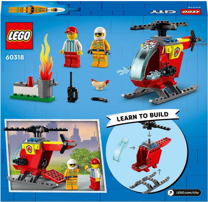 Image du produit LEGO Hélicoptère des pompiers (60318, LEGO City)