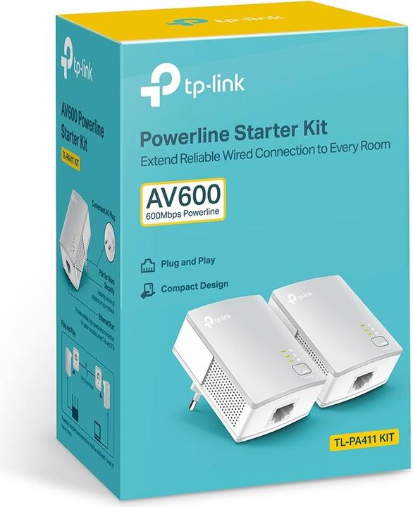 Actual product image TP-Link Tl-Pa411kit V2 (500 Mbit/s)