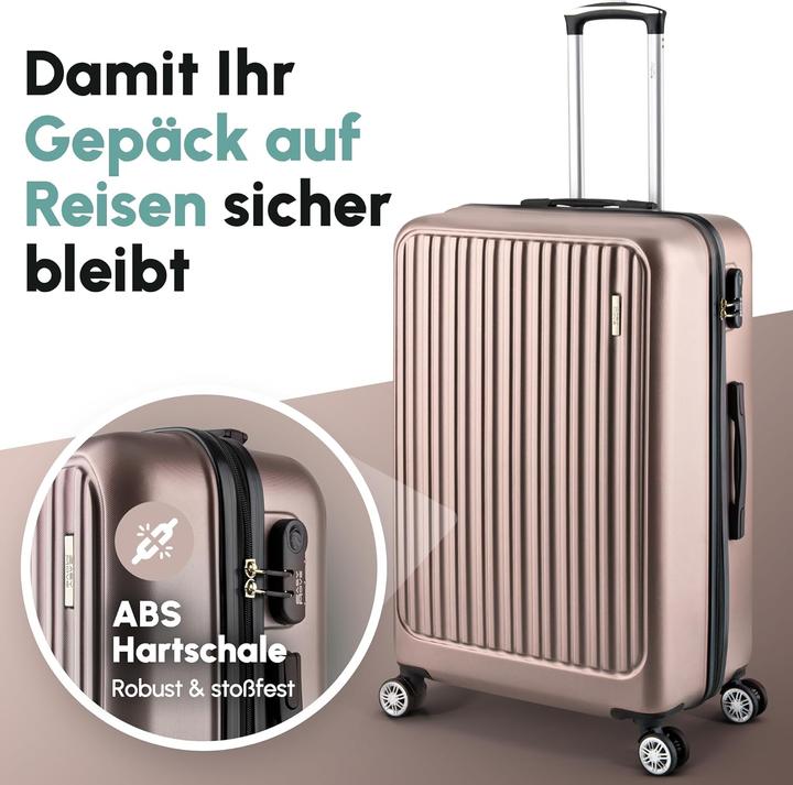 Actual product image Easy Move Ergonomischer Hartschalenkoffer mit Zahlenschloss (72 l, M (50 - 90l))