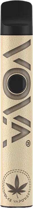 VOVA Portable Dry Herb Vaporiser Cream Leather