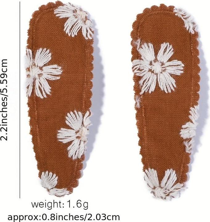 Immagine prodotto Activity Board 10 Stück Baby gestreifte karierte florale Haarspangen, dekorativer Haarschmuck (10 pz.)