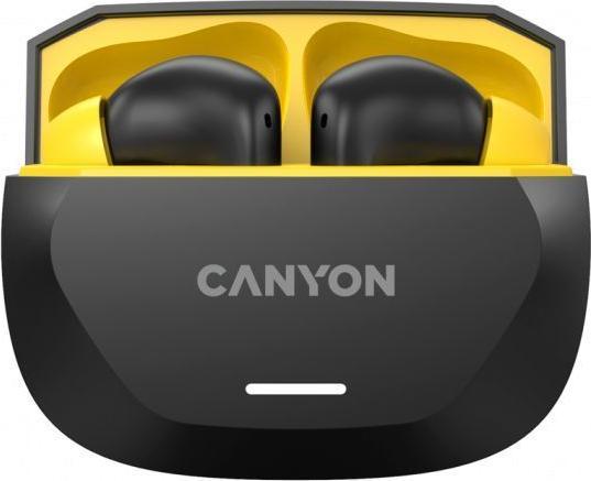 Image du produit Canyon Casque sans fil HEXAGON 7 TWS ANC+ENC Wireless Charge Noir Jaune (6.50 h, Filaire)