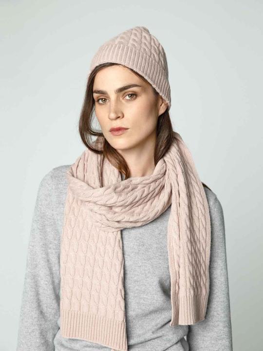 Produktbild Furnari Gestrickter100% KaschmirSchal - Ascherose