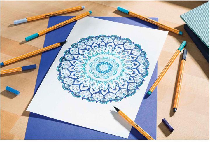Actual product image STABILO point 88 Fineliner (Multicoloured, 10 x)
