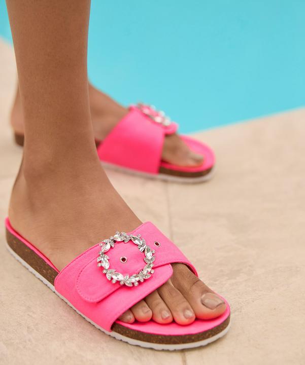 Image du produit Joe Browns Jewelled Buckle Slider Sandals (36)