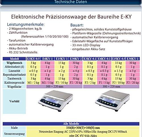 Actual product image G&G E15KY-0.5 Präzisionswaage