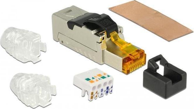 Produktbild Delock Feldkonfektionierbarer RJ45 Stecker (S/FTP, CAT8.1, 0.06 m)