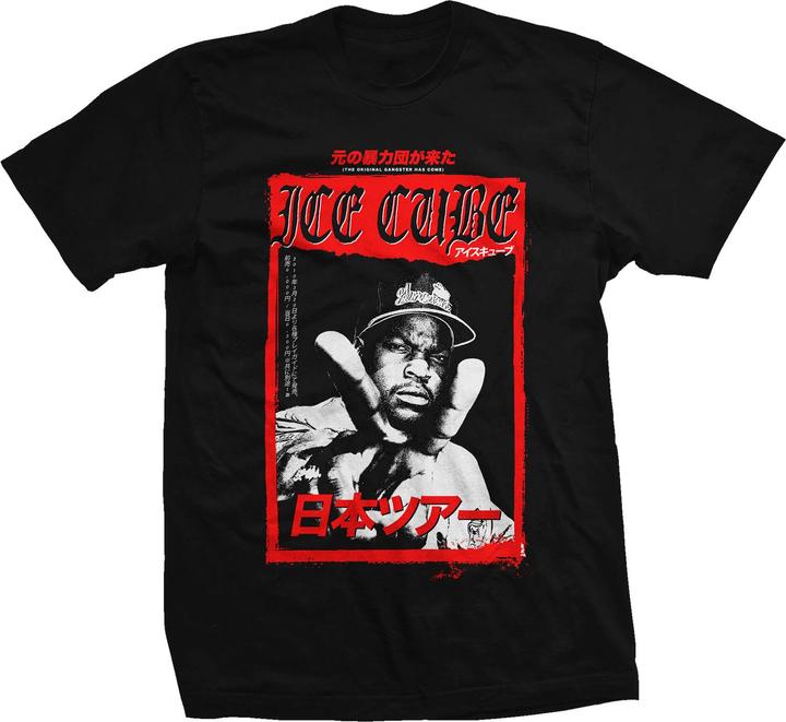 Ice Cube Kanji Peace Sign TShirt (XXL)
