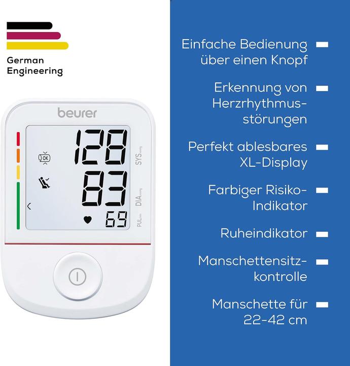 Actual product image Beurer BM 38 (Blood pressure monitor upper arm)