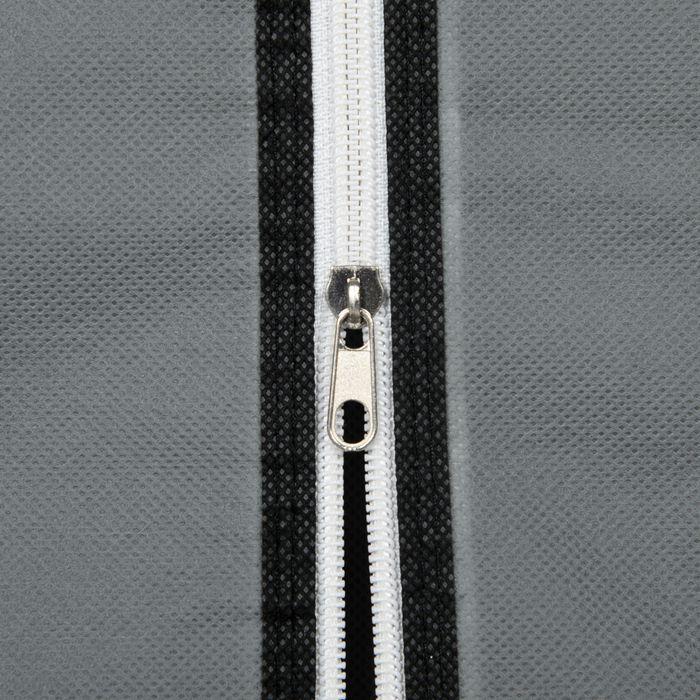 Image du produit Swisshandel24 Armoire en tissu, armoire pliante avec tiroirs, armoire avec tringle à vêtements, fermeture à (102 x 42,5 x 162,5 cm)