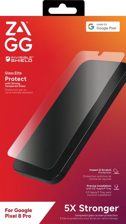 Produktbild Zagg Invisibleshield Glass Elite Am (1 Stück, Google Pixel 8 Pro)